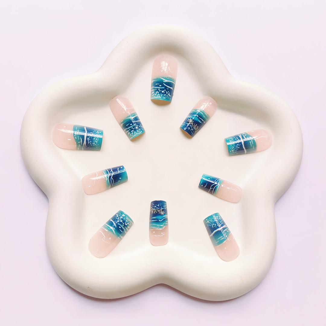 Artistic Acrylic Nail Art Bowlift