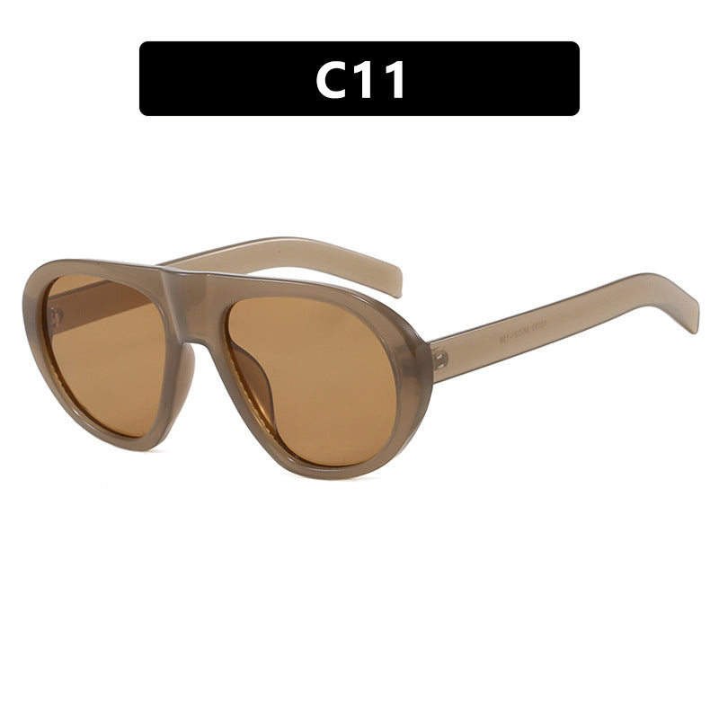 Women striking sunglasses with futuristic frame and sturdy design Bowlift