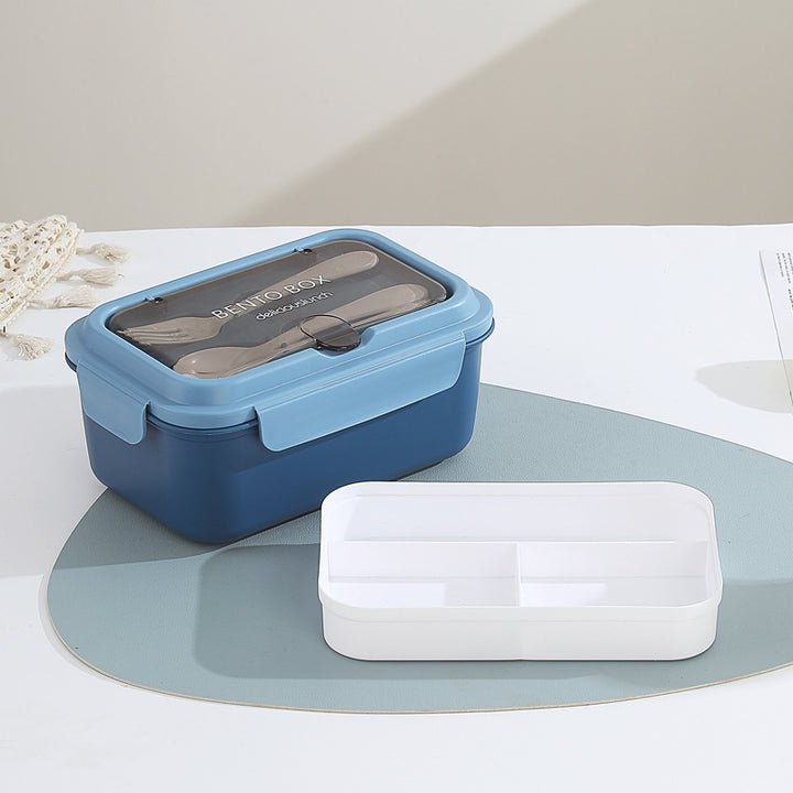 Leakproof Compartmentalized Kids Bento Lunchbox with Removable Round Soup Bowl and Utensil Storage Bowlift