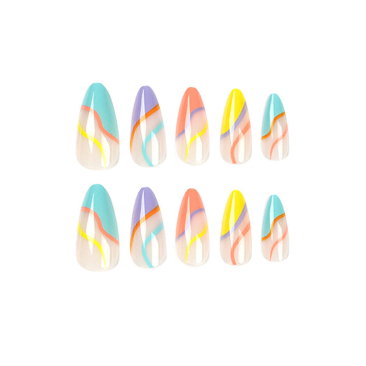 Artful Nail Art with Modern Color Accents Bowlift