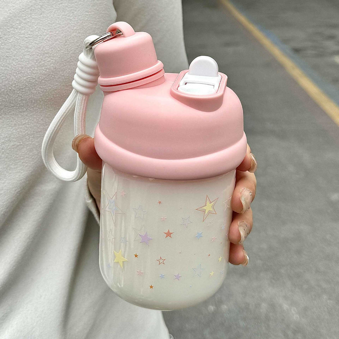 Women's Insulated Drink Container with Innovative Double Lid System Bowlift