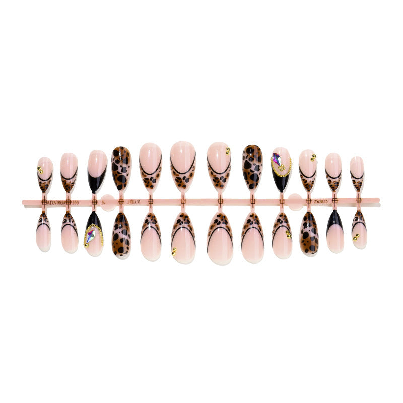 Artistic Gel Press-On Nail Set Bowlift