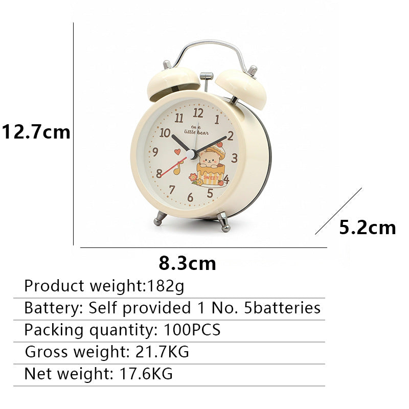 Children's alarm clock with cute design Bowlift