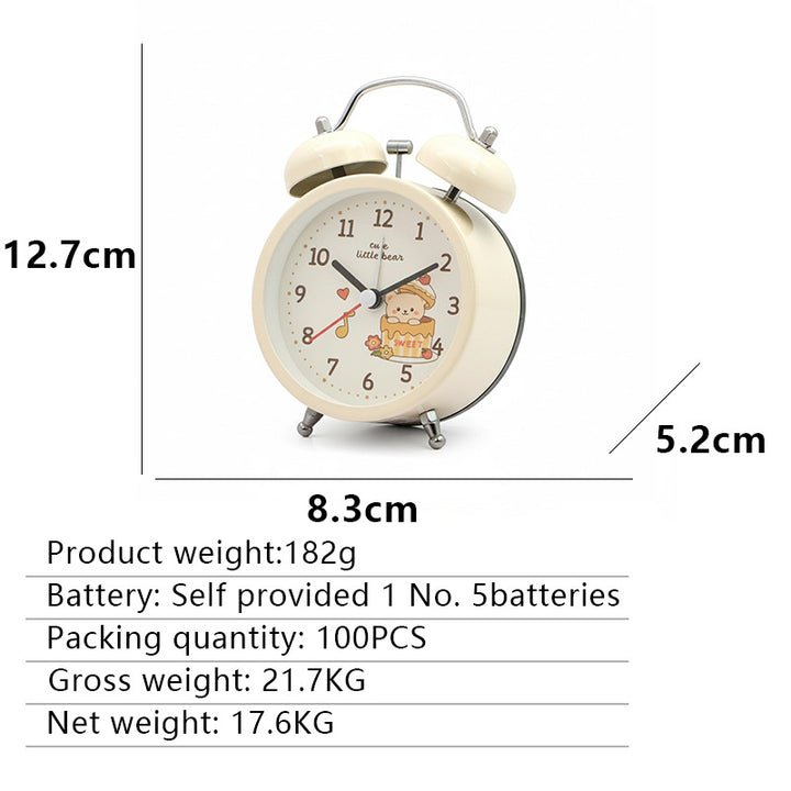 Children's alarm clock with cute design Bowlift