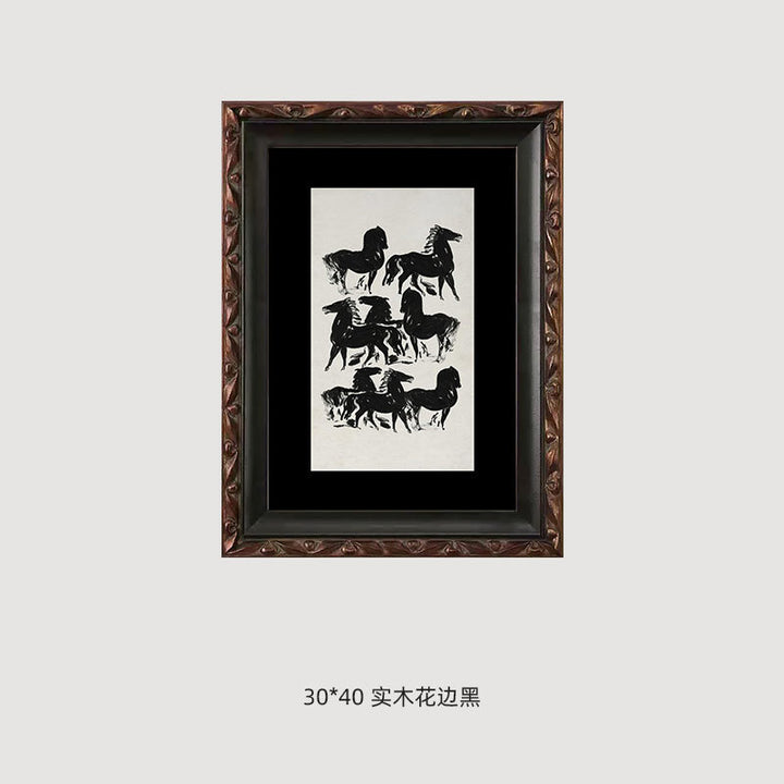 Framed Artistic Horse Print