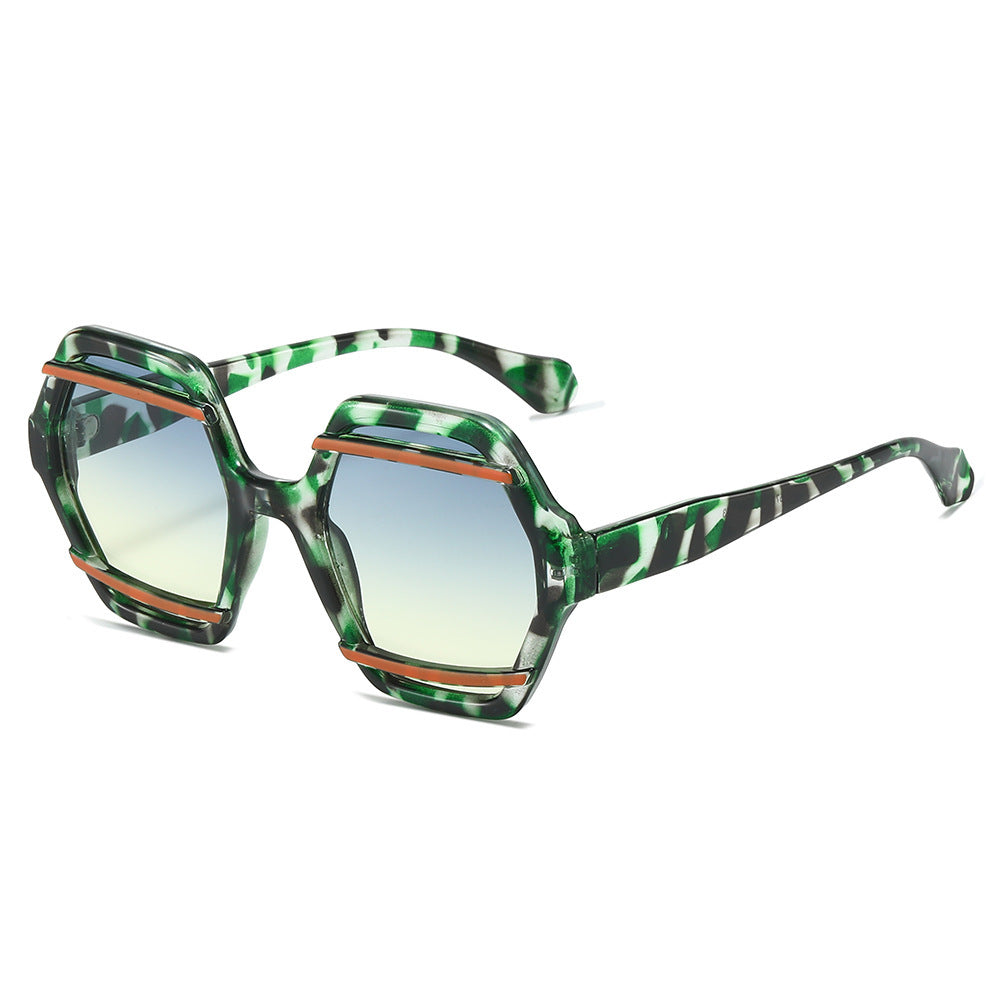 Oversized Geometric Sunglasses Bowlift