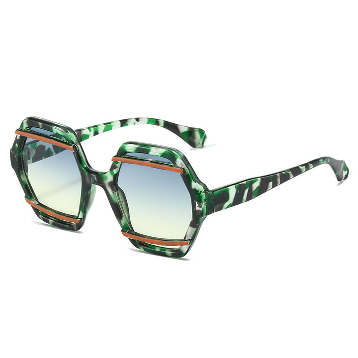 Oversized Geometric Sunglasses Bowlift