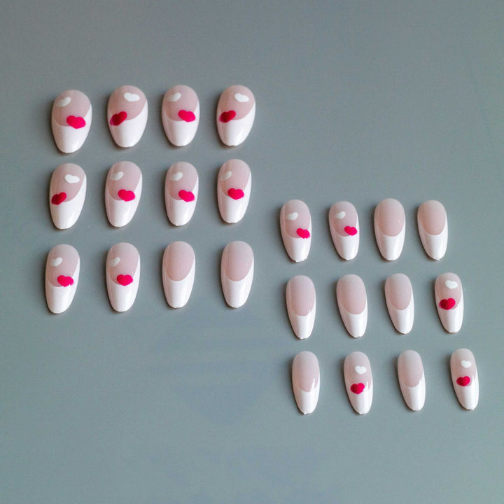 Heart-Themed Stiletto Nail Art Kit