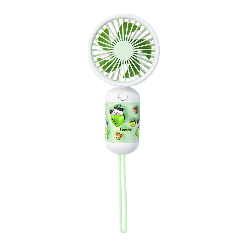 Unisex Portable USB Mini Hand Fan with Colorful Design Bowlift