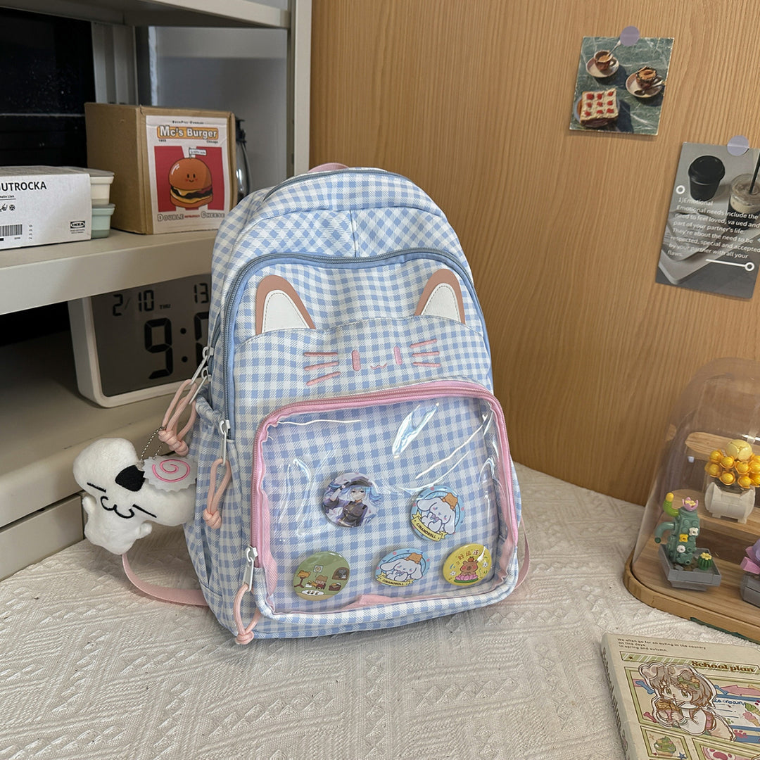 Playful Cat-Themed Backpack