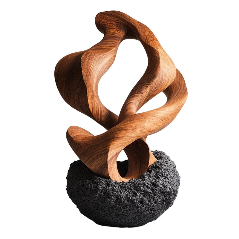 Abstract Decorative Knot Sculpture
