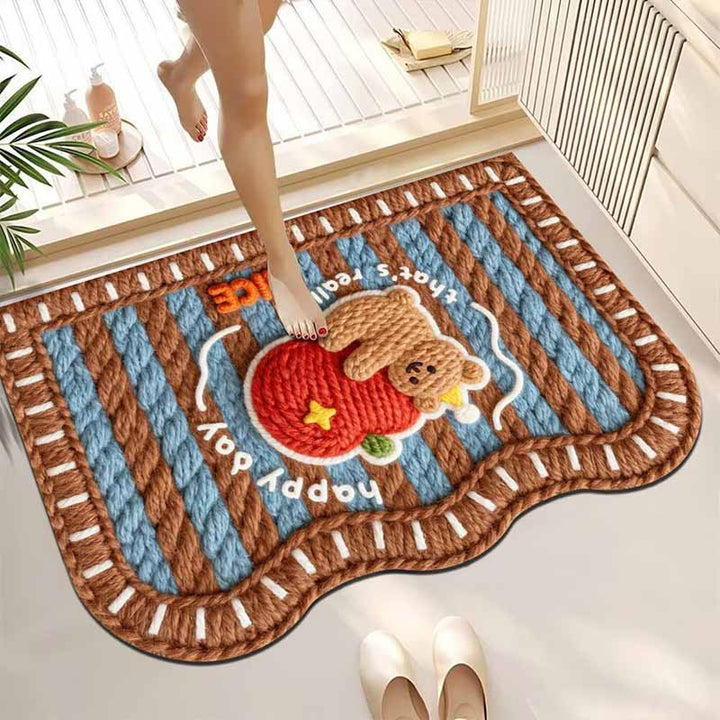 Playful Pet-Themed Entrance Mat