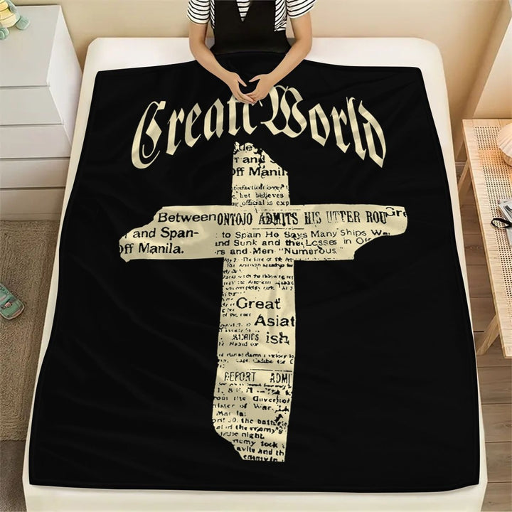 Graphic Novelty Fleece Blanket