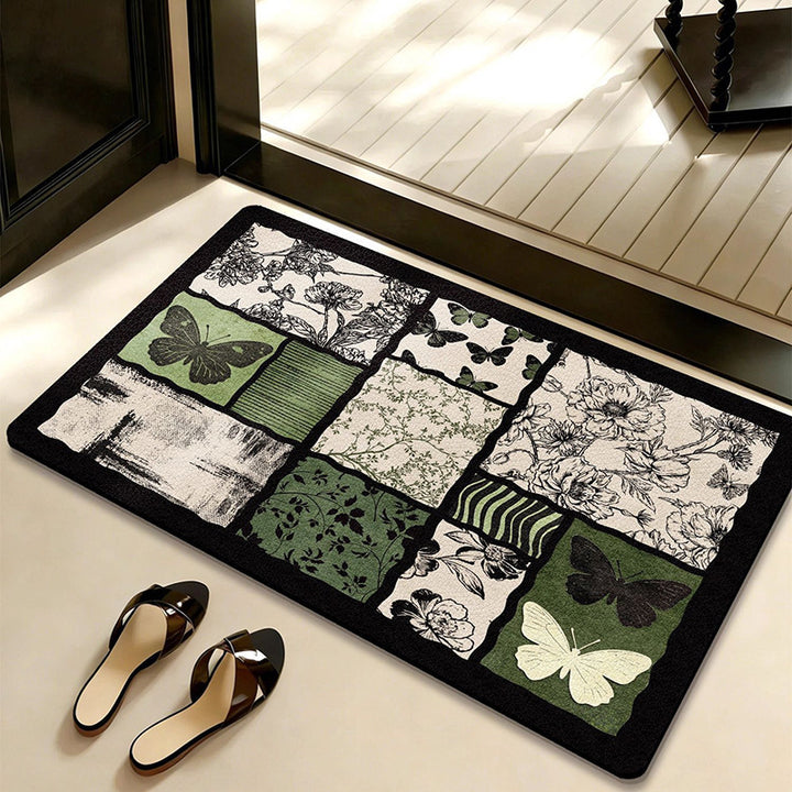 Artistic Nature-Themed Area Rug