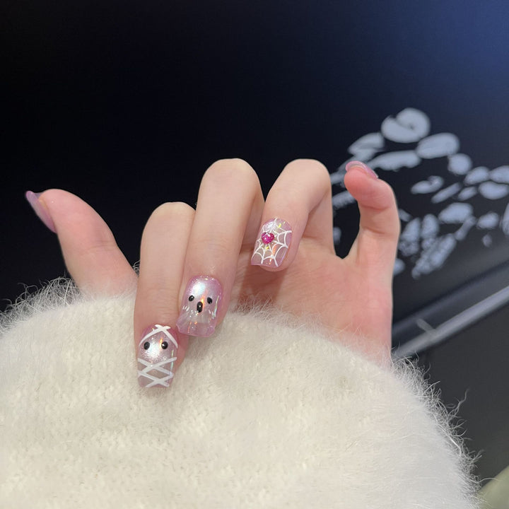 Whimsical Characters Press-On Nail Set Bowlift