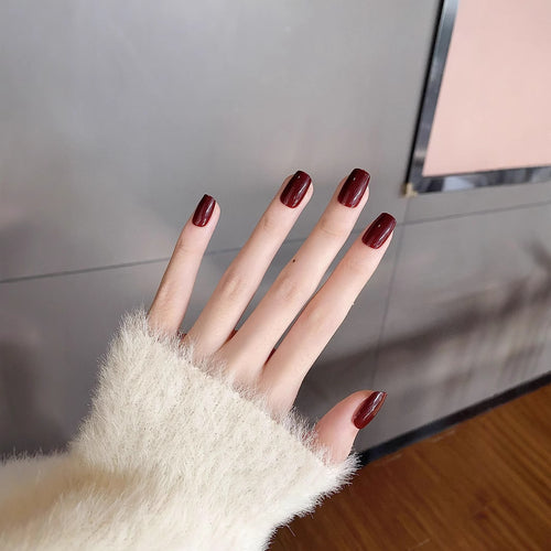 Glossy Long-Lasting Press-On Nails Bowlift