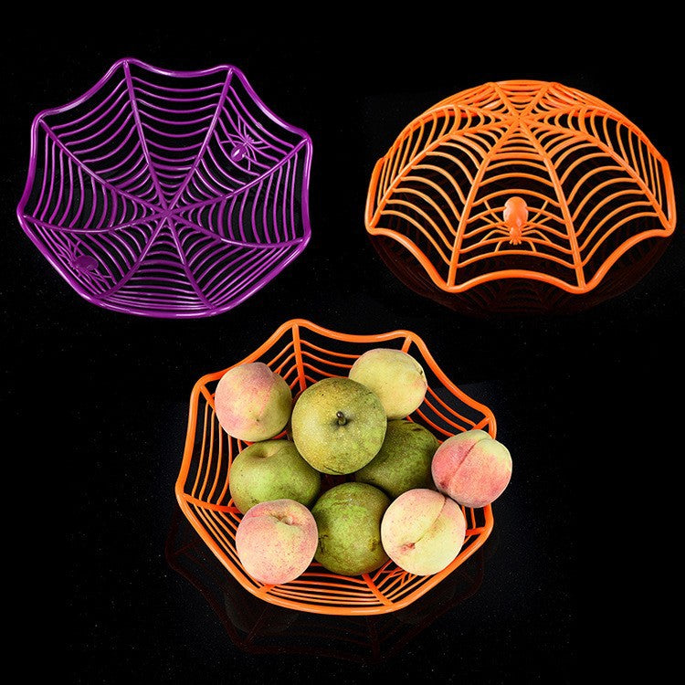 Halloween-Themed Spider Web Snack Bowl Bowlift