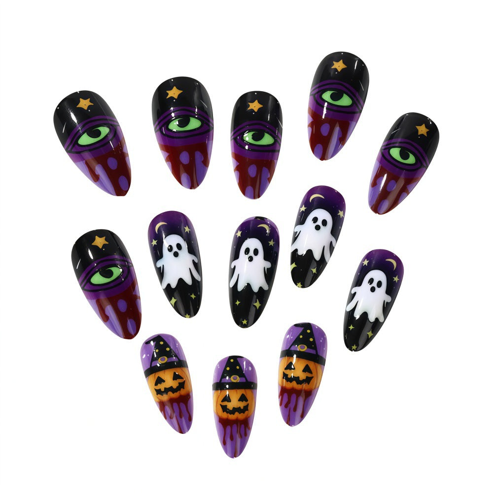 Creative Halloween-style artificial nails Bowlift