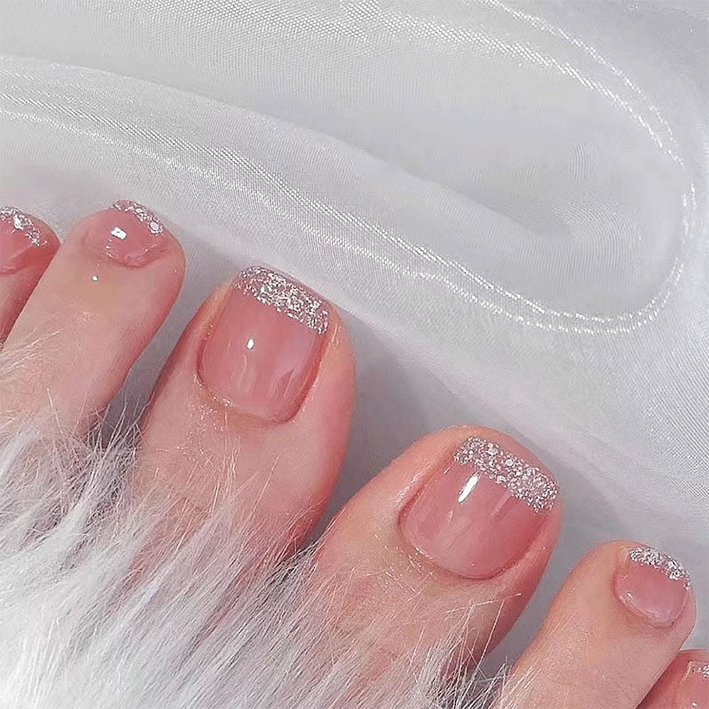 Nail set with glitter accents Bowlift