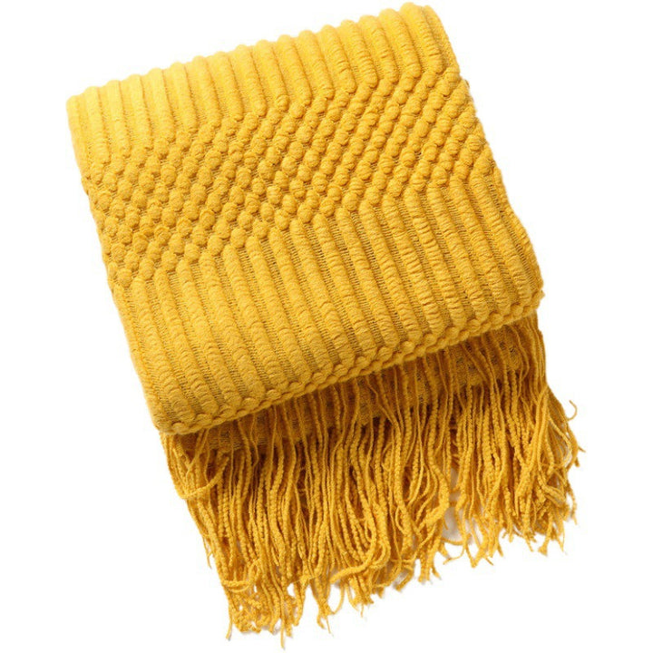 Textured Knit Scarf Bowlift