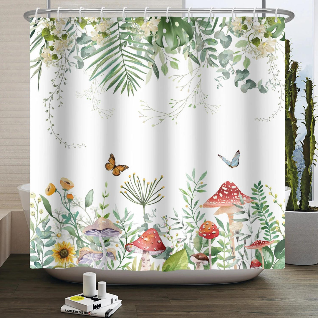 Botanical Garden Shower Curtain Bowlift