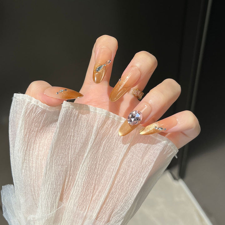 Stylish Stiletto Press-On Nail Extensions Bowlift