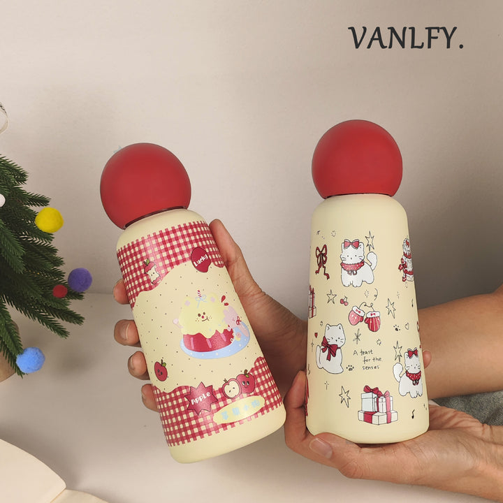 Women's Insulated Water Bottle with Fruity Design Bowlift