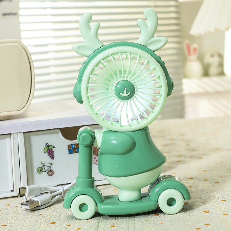 Ladies Portable Mini Fan in Creative Roller Design Bowlift