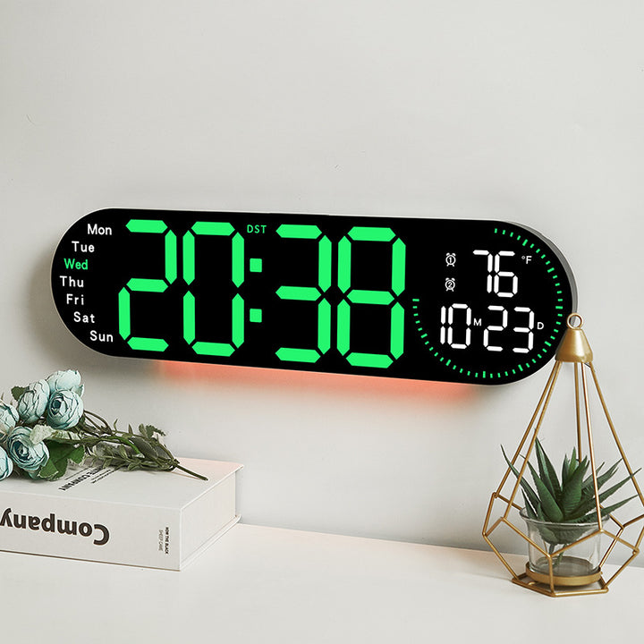 Digital multifunction alarm clock with temperature and weather display Bowlift