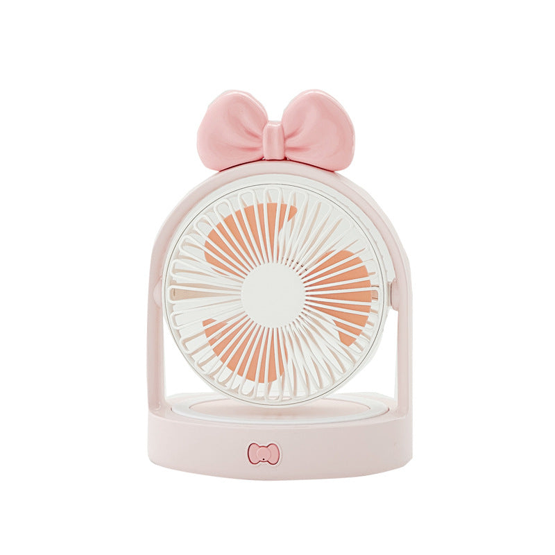 Unisex Portable Mini Fan in Elegant Flower Design Bowlift