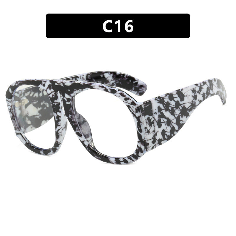Women's trendy oversized sunglasses with fashionable gradient Bowlift