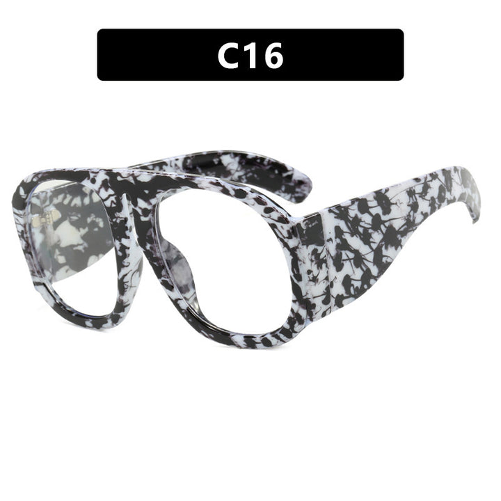 Women's trendy oversized sunglasses with fashionable gradient Bowlift