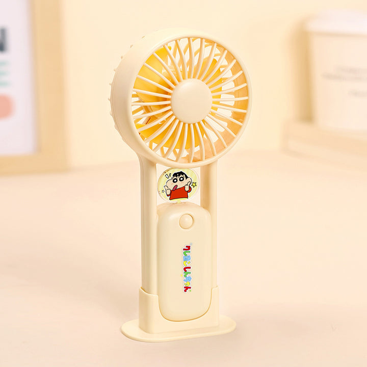 Ladies Portable Battery Hand Fan with Multifunctional Design Bowlift