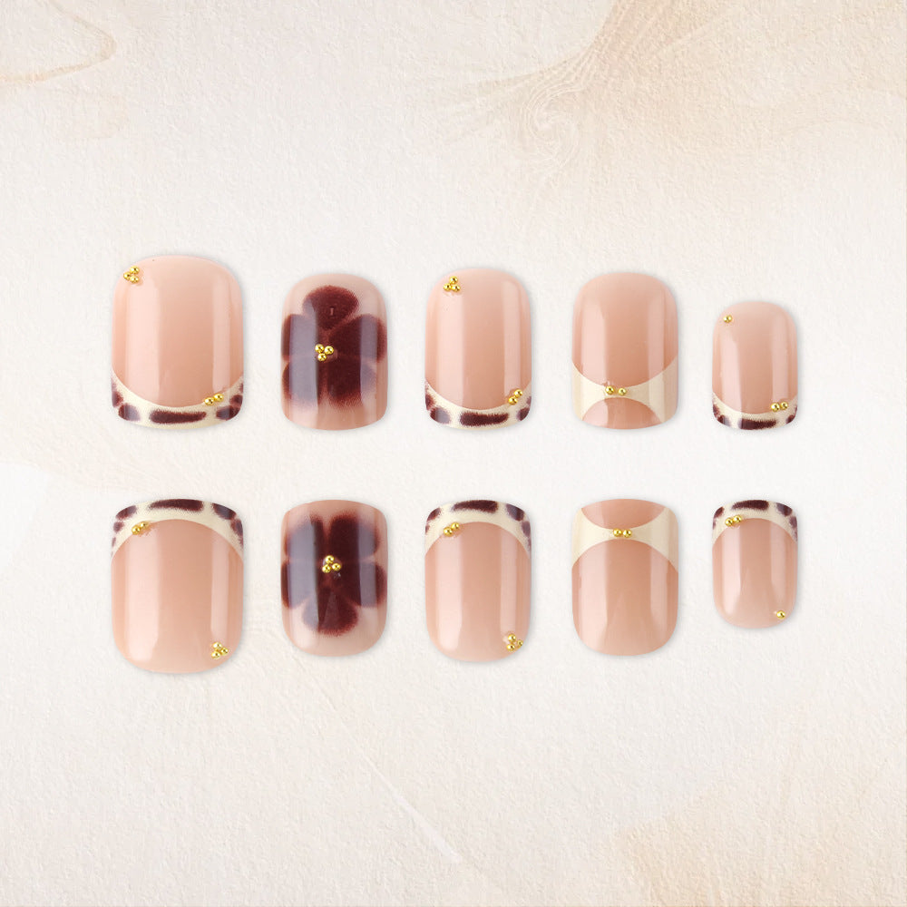 Elegant French Tip Press-On Nails Collection Bowlift