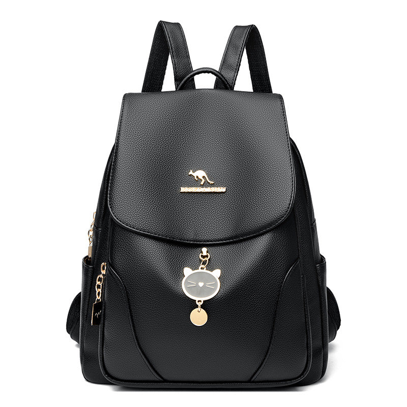 Fashionable Cat-Themed Backpack