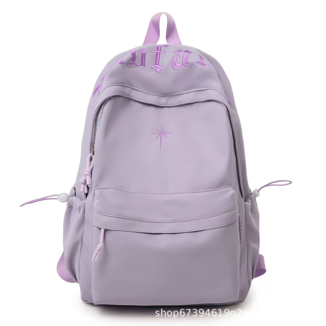 Fashion-Forward Embroidered Backpack Bowlift