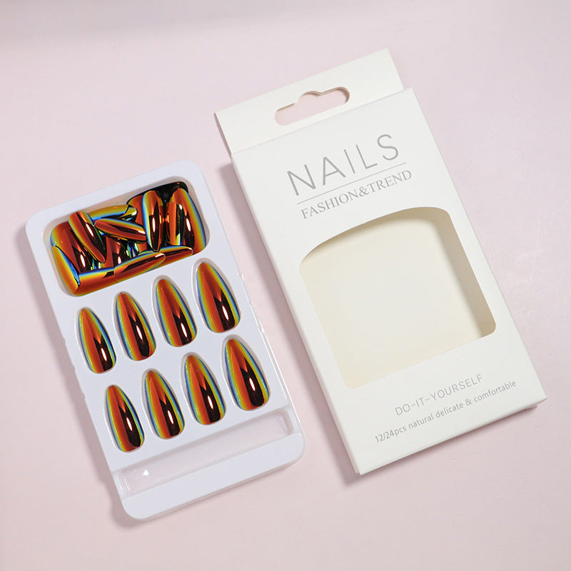Elegant Stiletto-Shaped Press-On Nails Bowlift
