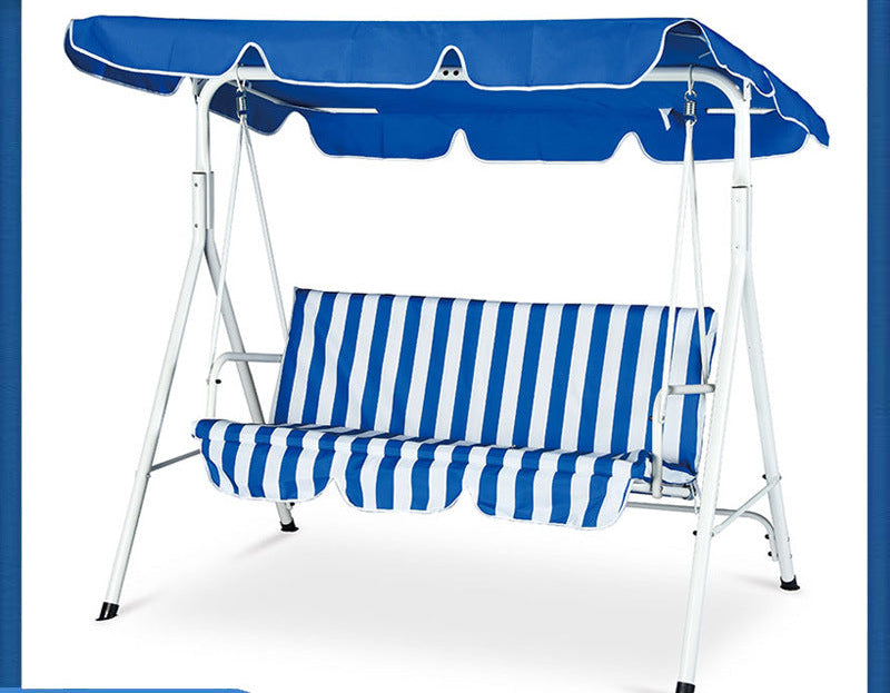 Roomy outdoor canopy swing bench with adjustable canopy Bowlift