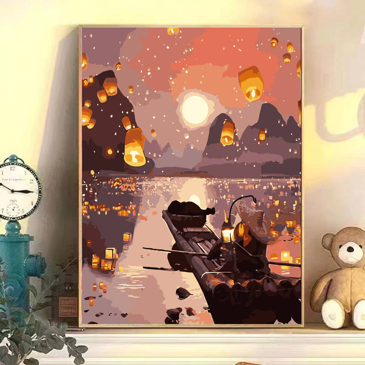 Scenic Landscape Art Canvas Print Bowlift