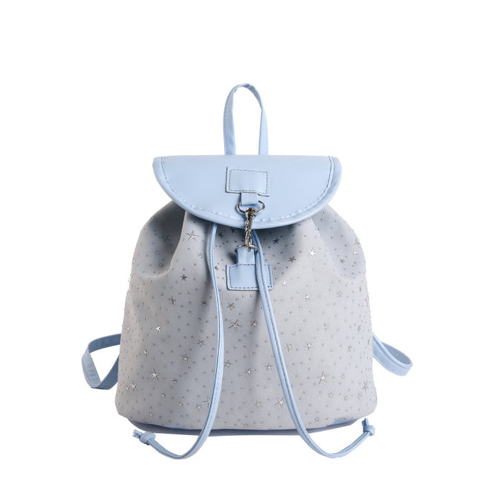 WoStar-Patterned Drawstring Backpack Bowlift