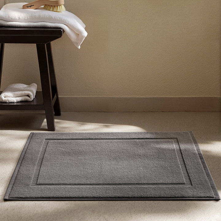 Plush Textured Bathroom Mat Bowlift