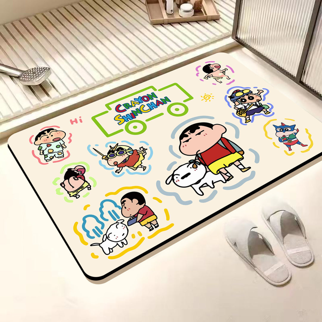 Cartoon Character Bathroom Mat
