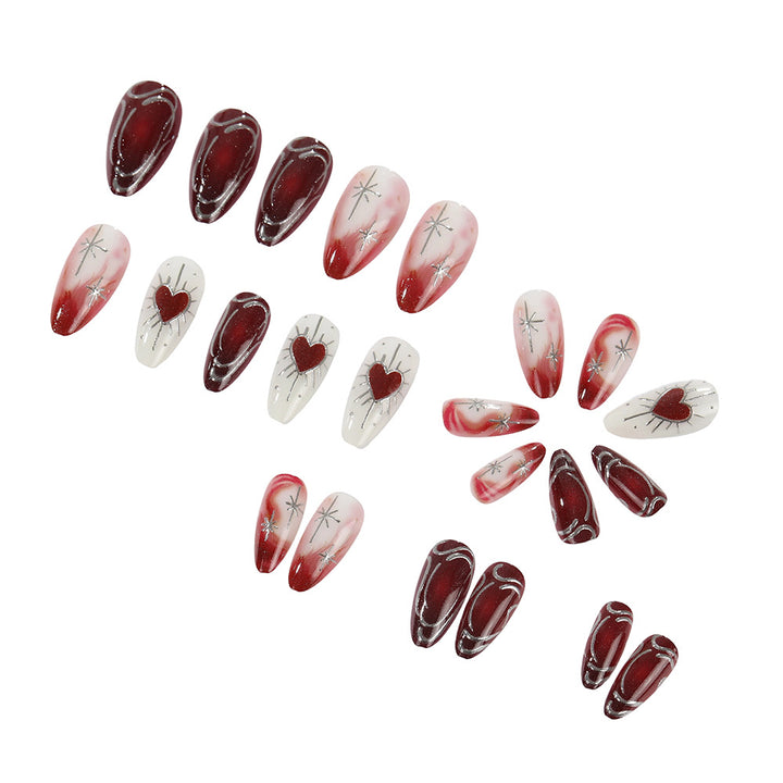 Decorative Artificial Nails Set Bowlift