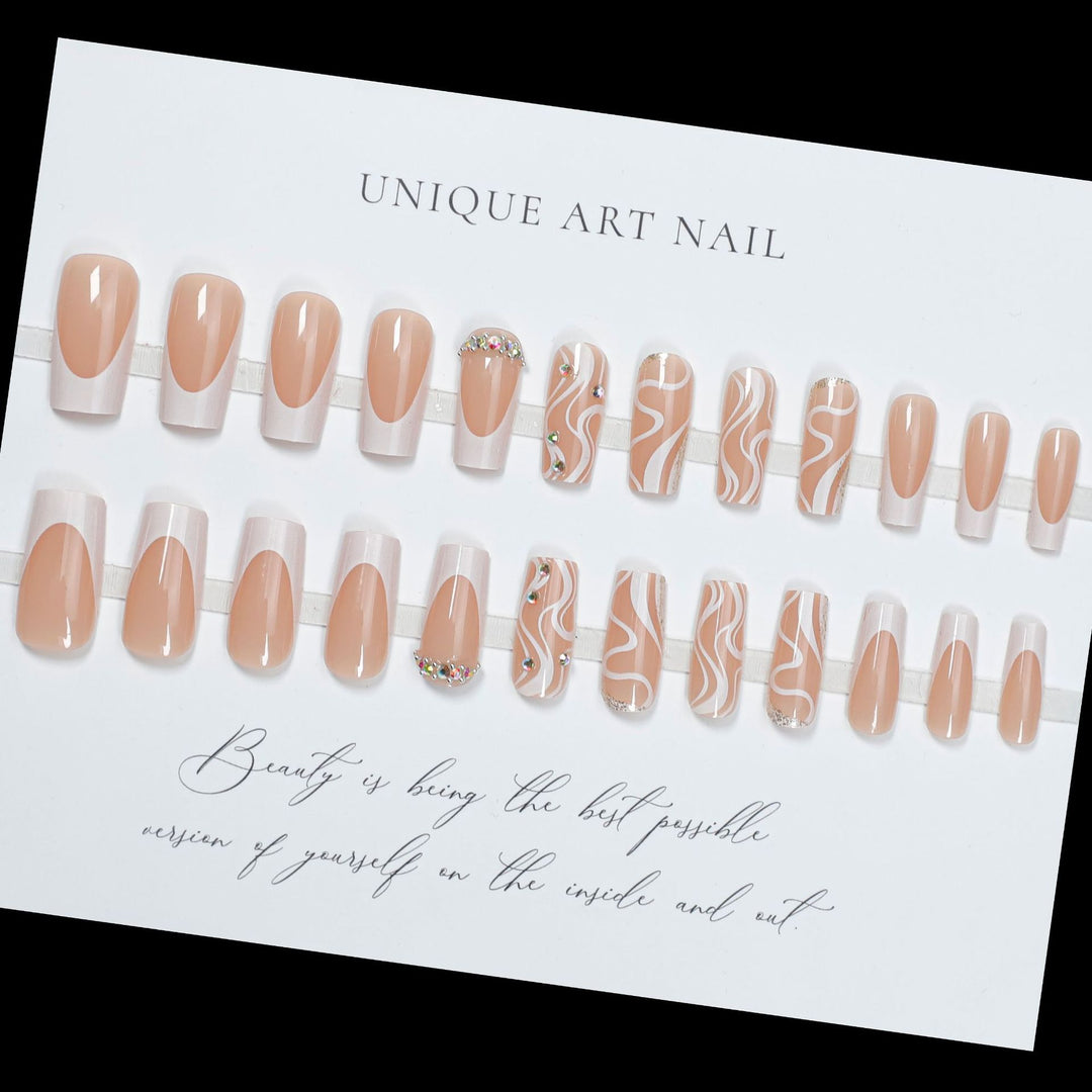Artistic Gel Nail Tips Set Bowlift