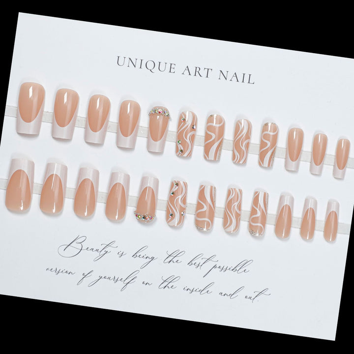 Artistic Gel Nail Tips Set Bowlift