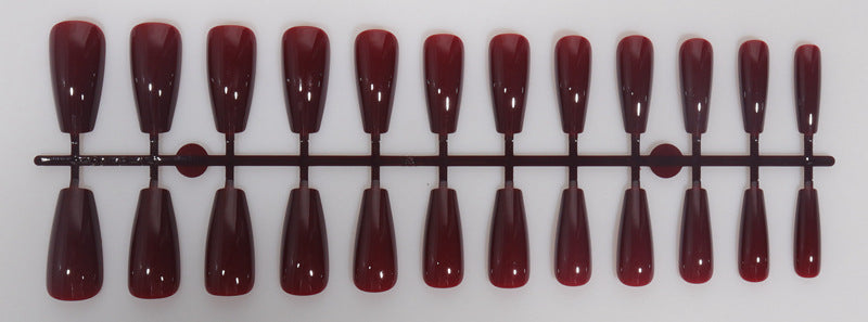 Natural Shape Press-On Nail Set Bowlift