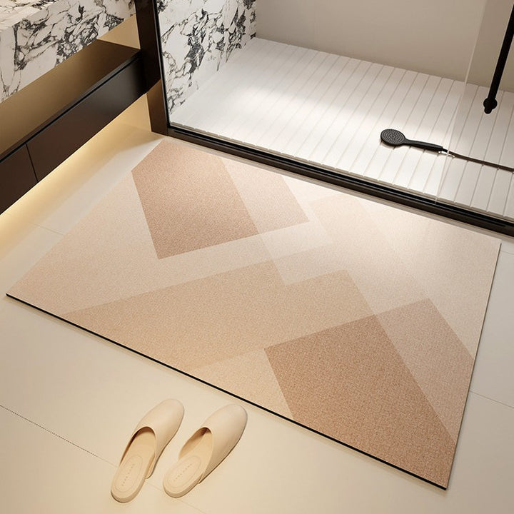 Artistic Bathroom Mat Bowlift
