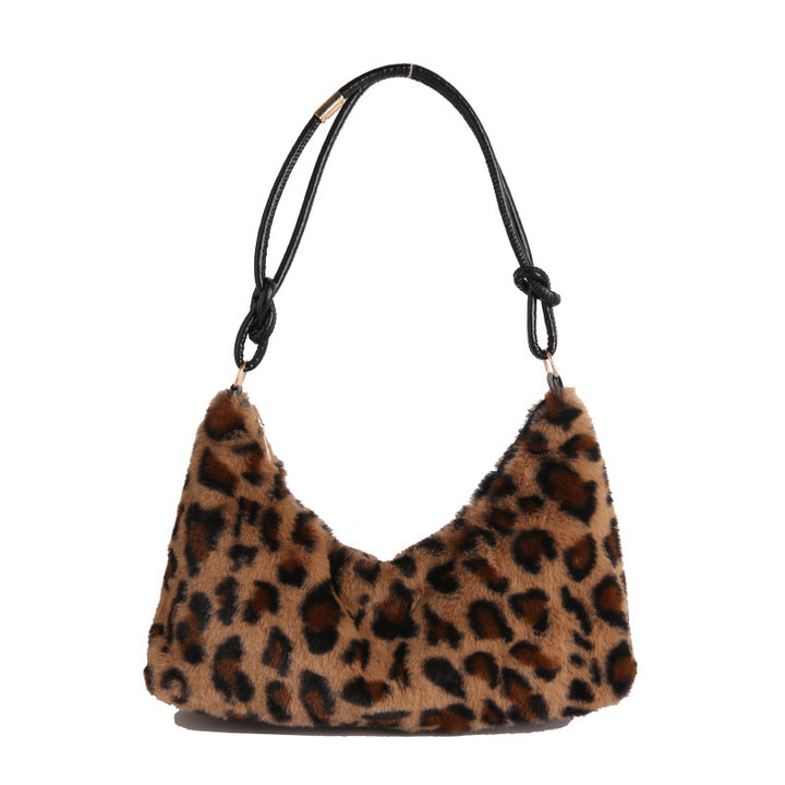 WoLuxurious Faux Fur Hobo Bag Bowlift