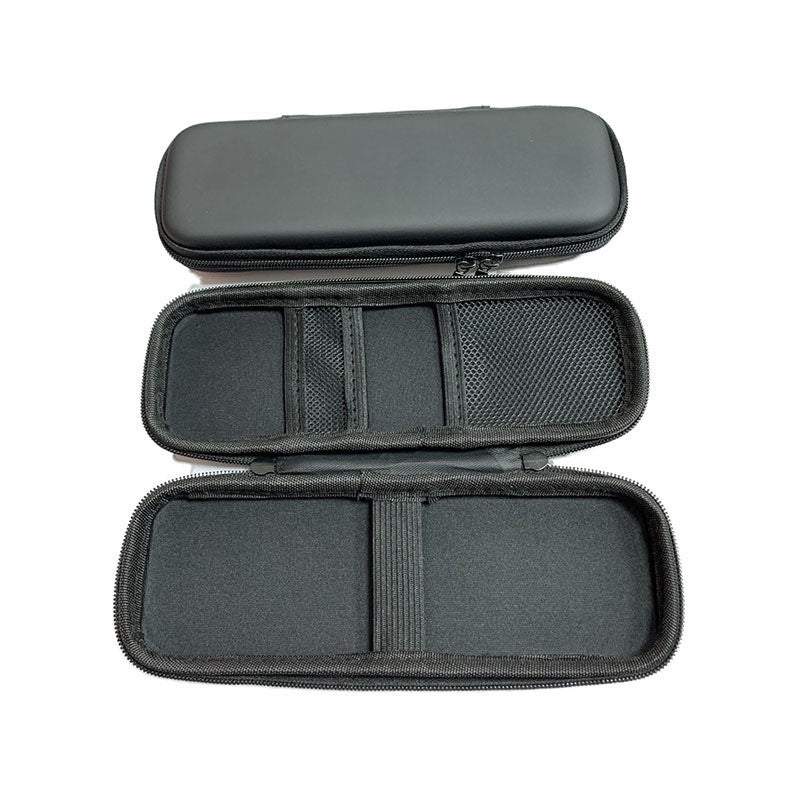 Compact Semi-Rigid Travel Electronics Organizer Case with Mesh Pocket and Elastic Straps Bowlift