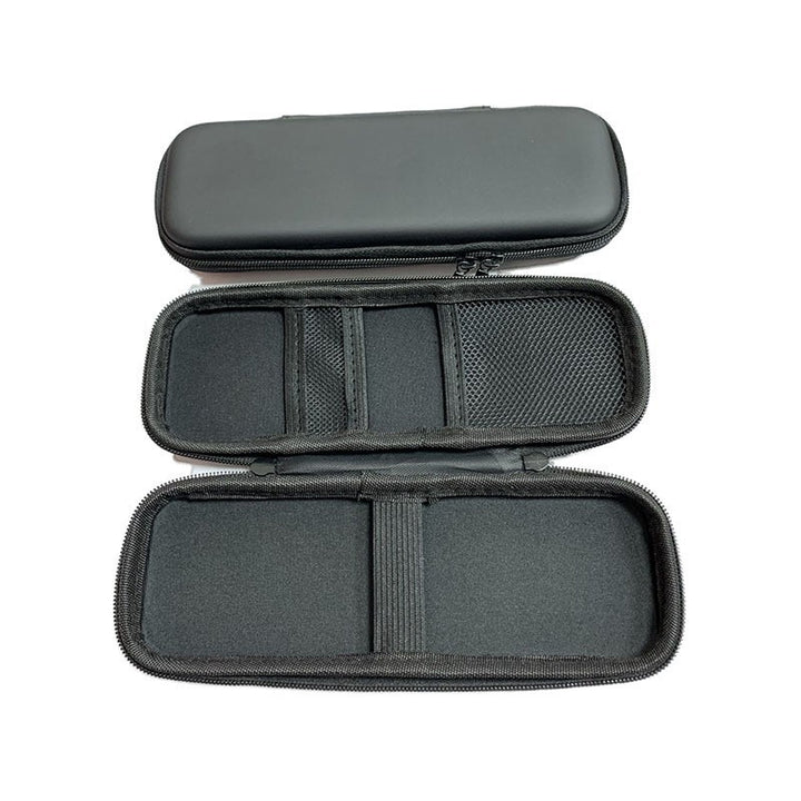 Compact Semi-Rigid Travel Electronics Organizer Case with Mesh Pocket and Elastic Straps Bowlift